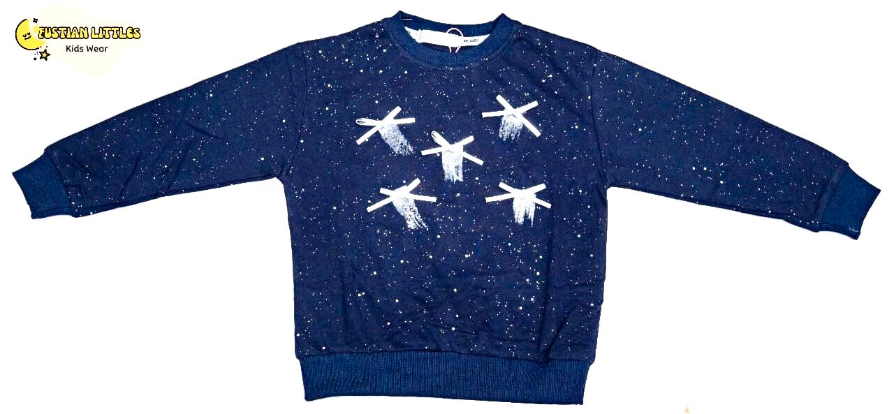 Kids Terry Sweatshirt – Navy Blue