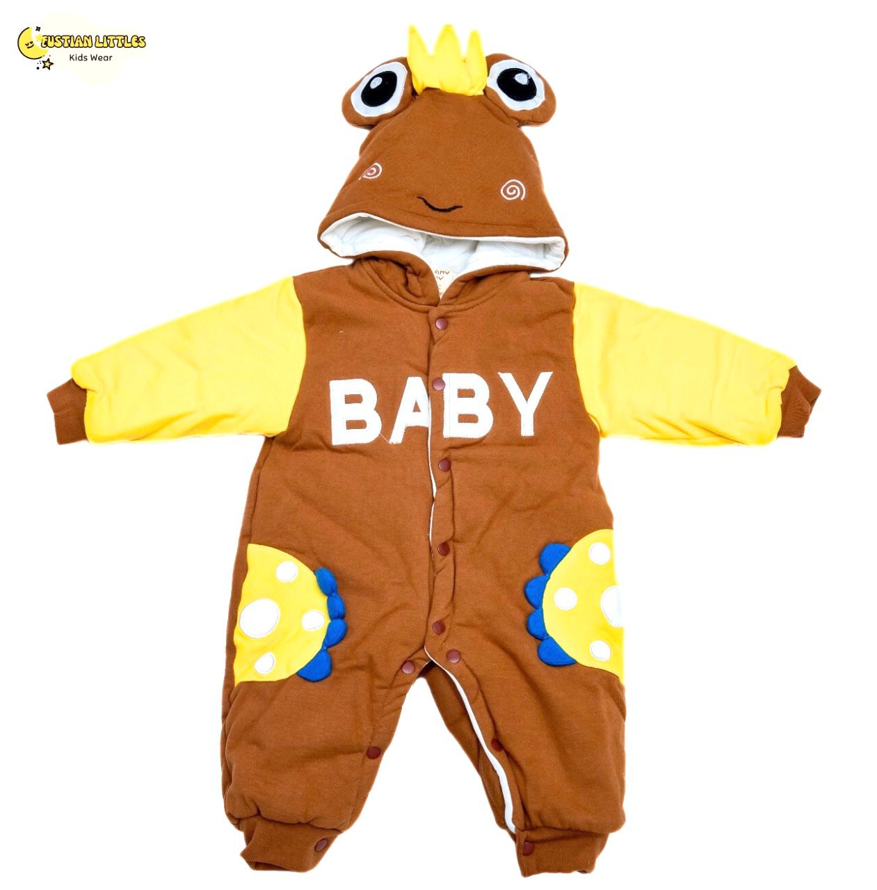 Character Romper – Brown & Yellow (Unisex)