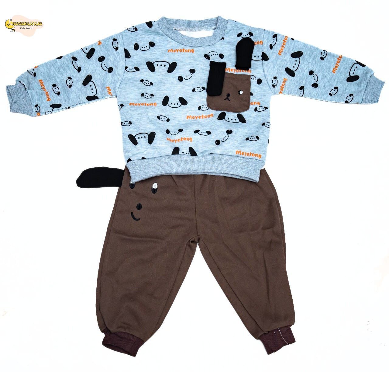 Boys 2-Piece Fleece Set – Sweatshirt & Trousers