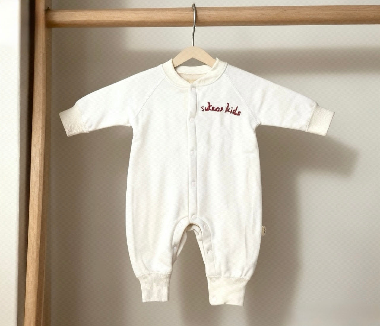 SnuggleSoft Off-White Fleece Romper