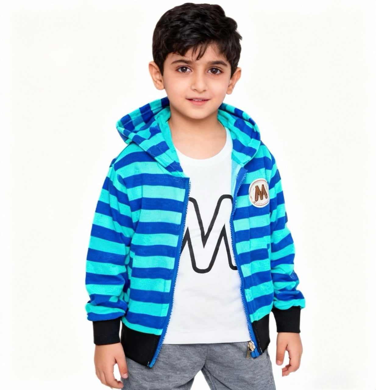 Boys 3-Piece Winter Cotton Terry Outfit