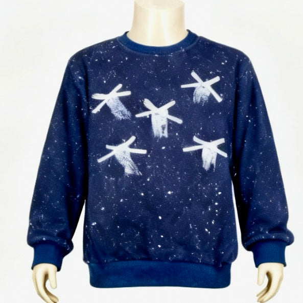 Kids Terry Sweatshirt – Navy Blue