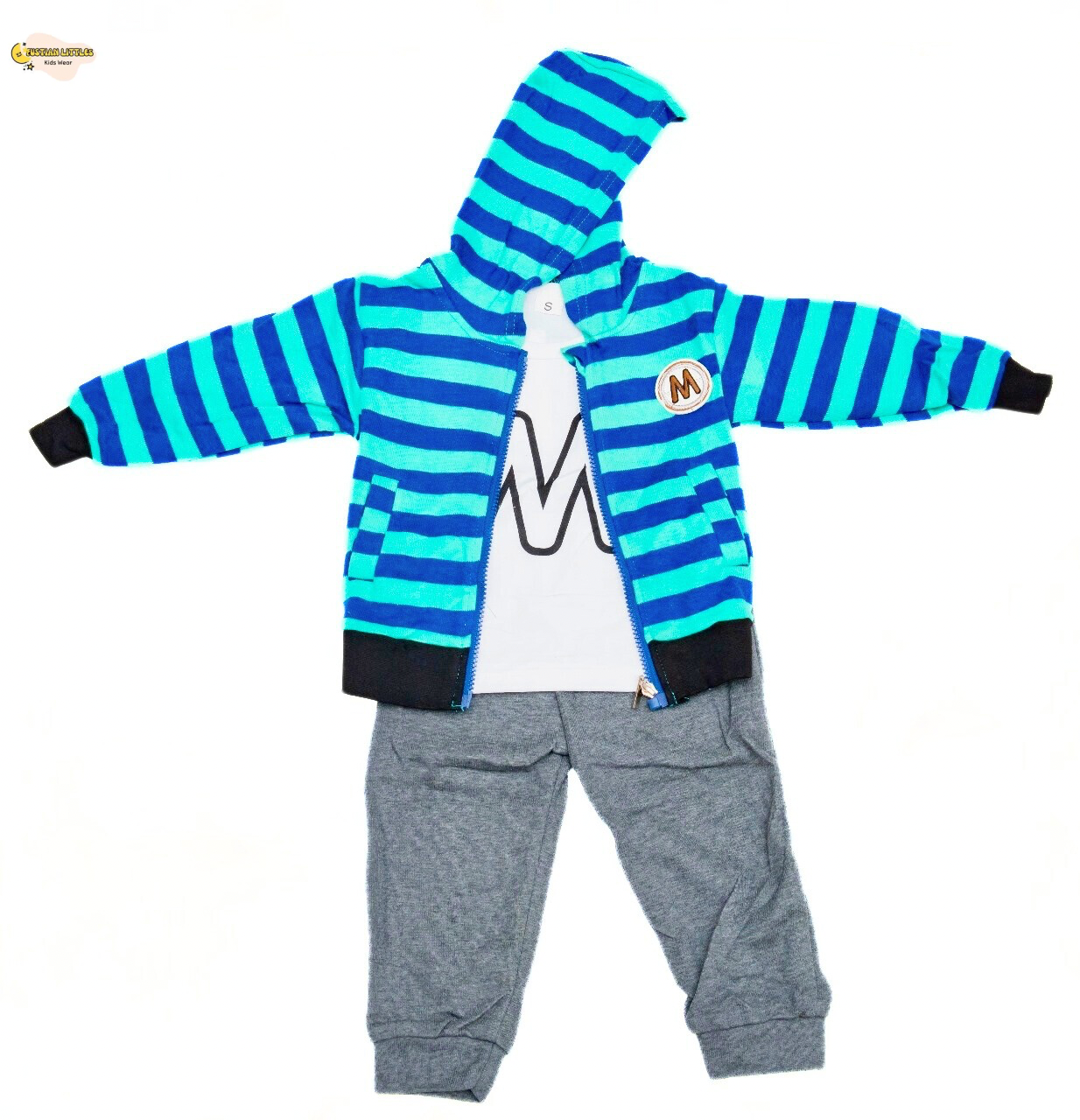 Boys 3-Piece Winter Cotton Terry Outfit
