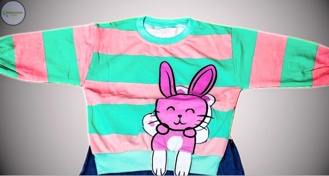 Girls 2-Piece Cotton Terry Outfit